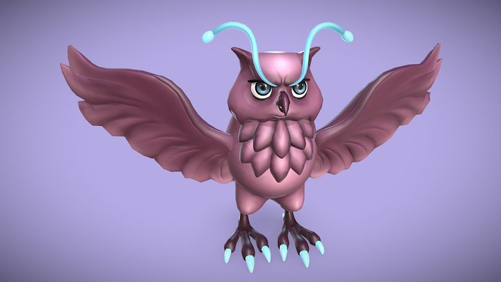 Owl 3D Model