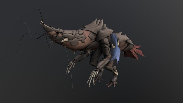 Shrimp 3D Model
