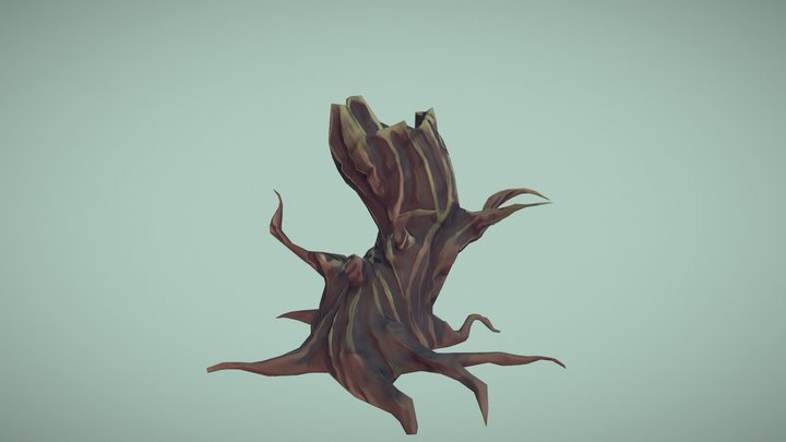 Tree Stump 3D Model