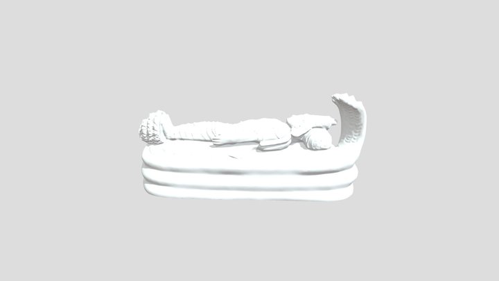 Vishnu narayan sleeping model 3D Model