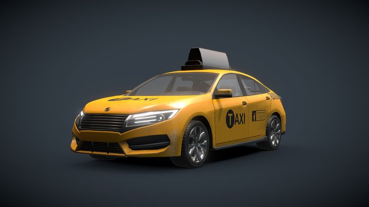 Honda Taxi 3D Model