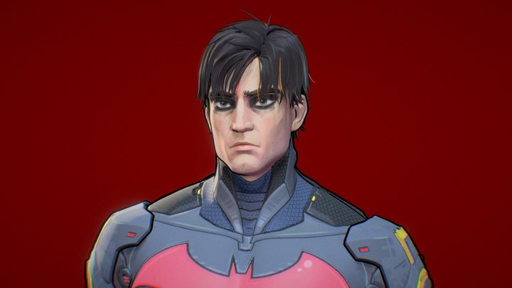 Marvel Rivals - Batman Beyond Unmasked FanArt 3D Model