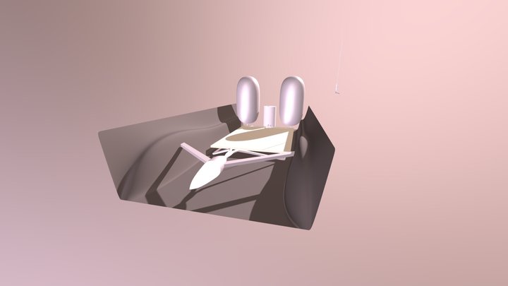 Loov Töö: raketti mootor(rocket engine model) 3D Model