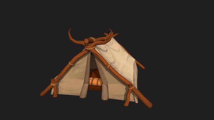Viking Tent 3D Model