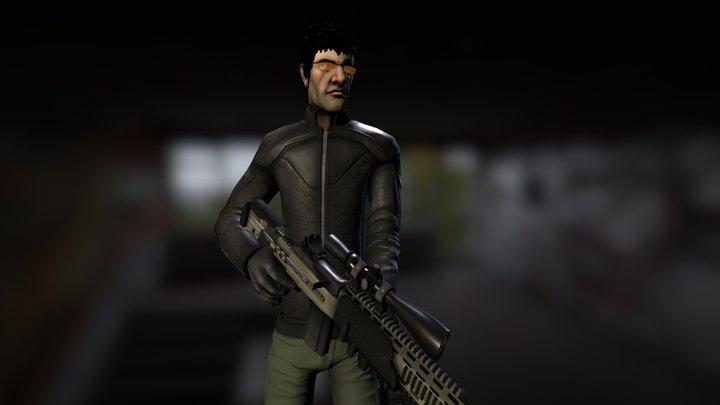 Hitman 3D Model