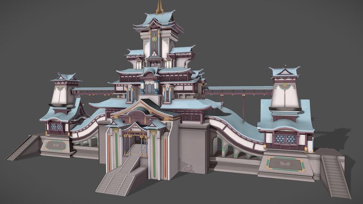 Chinese Fantasy 03 - Revisited 3D Model