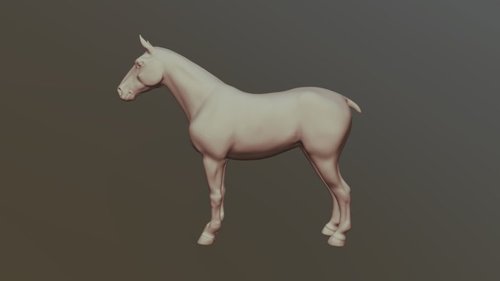 Horse 3D Model