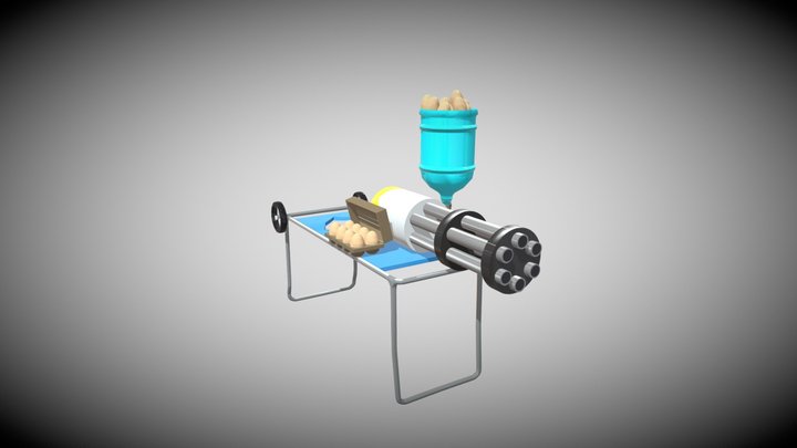 MachineEggun 3D Model