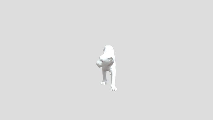 Quadraped Animation 3D Model