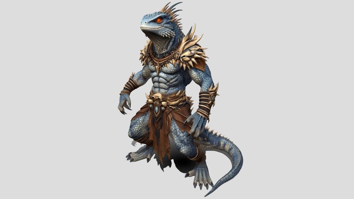 Dragon warrior 3D model free – Kostenloses 3D-Modell STL