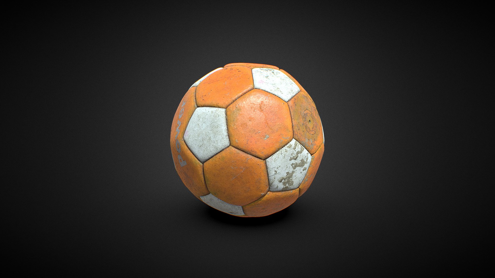 Soccer Ball Old 3D Scan Buy Royalty Free 3D model by grafi