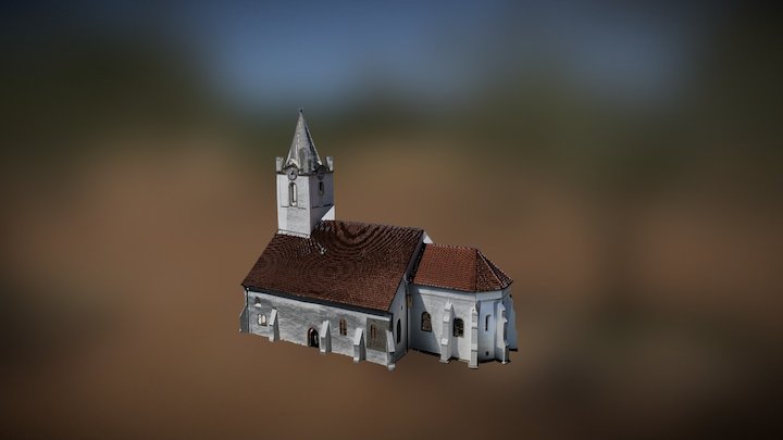 Somorjai Református templom ver1 3D Model