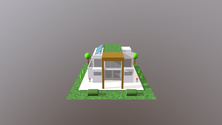Simple Sustainable House 3D Model