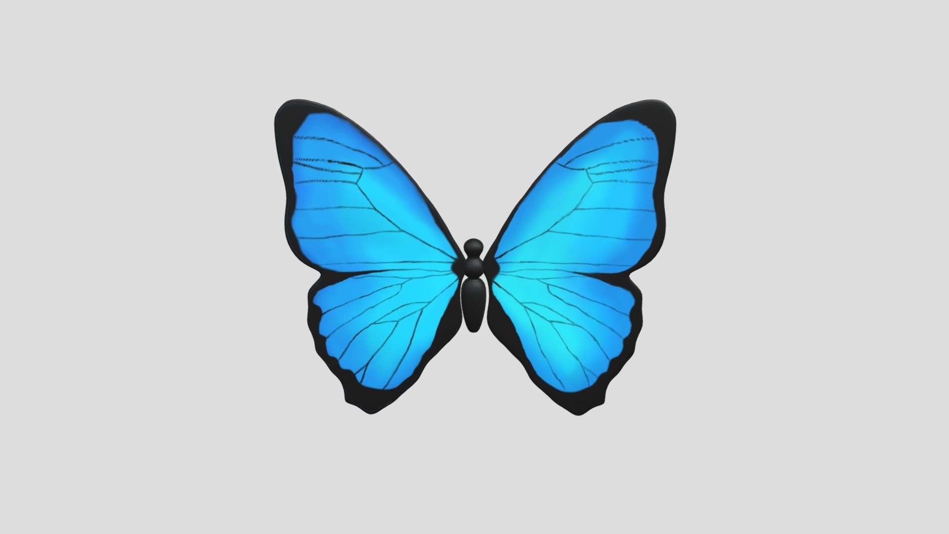 Butterfly 3d 03 Blue Butterfly 3d 03 Blue (Адилет)
