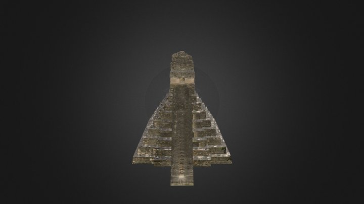 Temple Tikal 1 3D Model