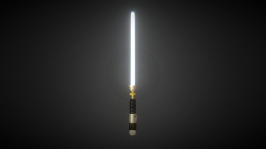 Obi Wan Cartoon LightSaber