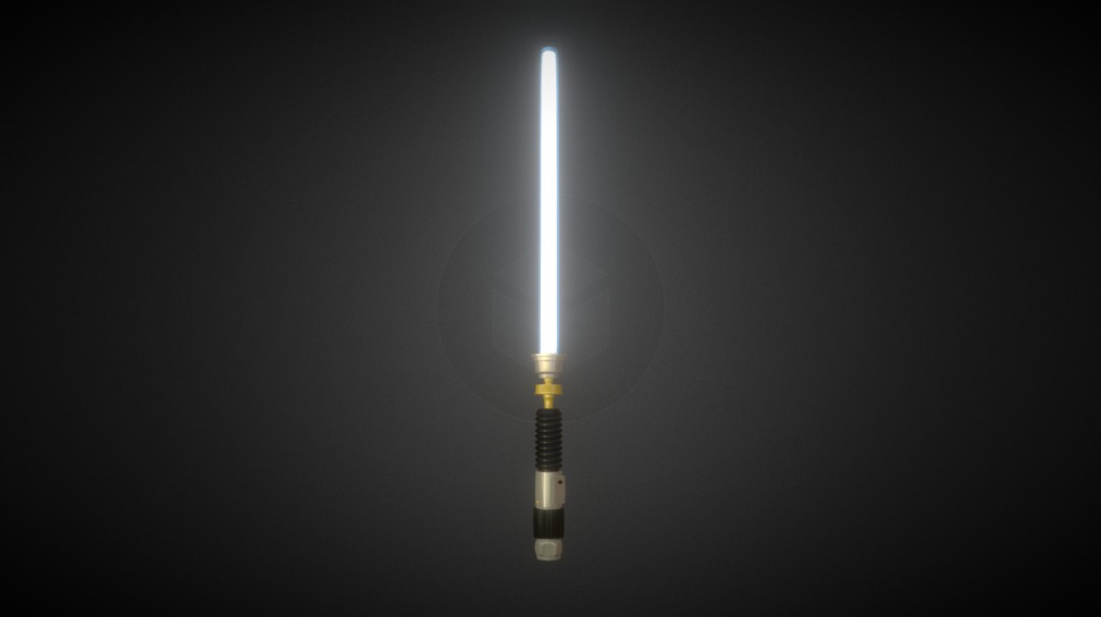 Obi Wan Cartoon LightSaber - Download Free 3D model by jotafritz ...