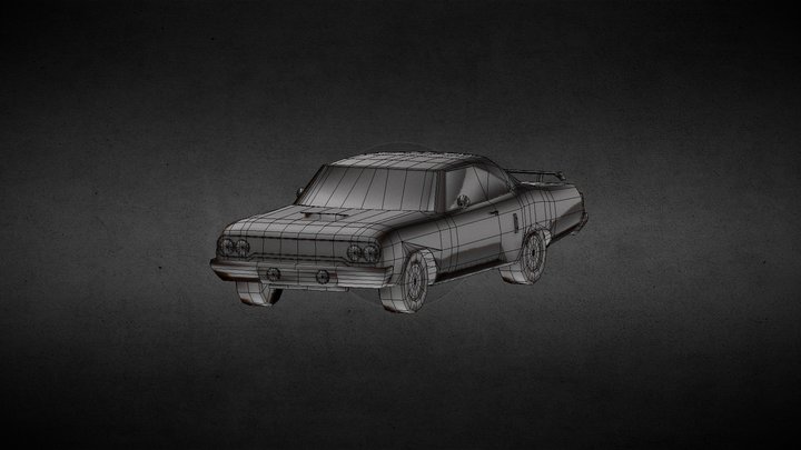 plymouth-road-runner-coupe-1970-hardtop 3D Model