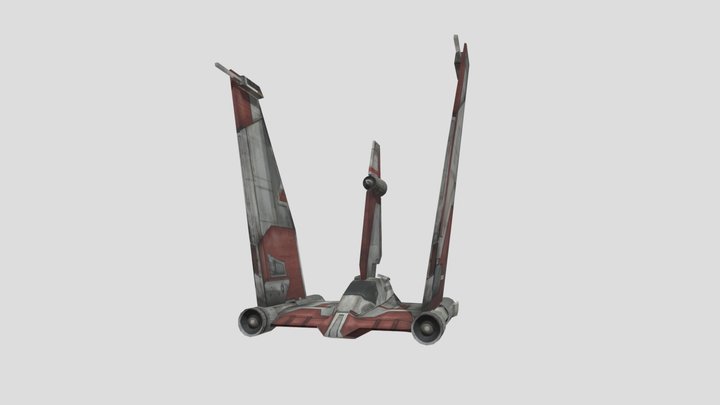 V-19 Torrent Starfighter - Prototype Variant 3D Model