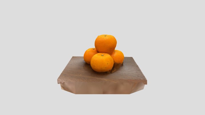 Tangerine 橘子 3D Model