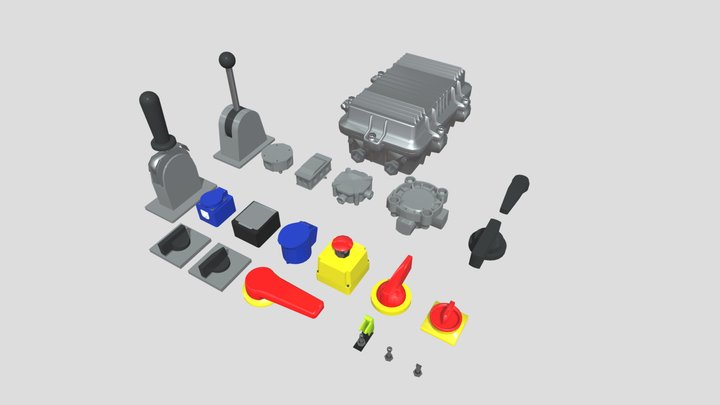 Electrical Accessories [assets lib] 3D Model