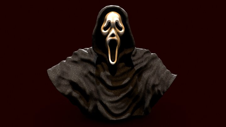 Ghostface Bust 3D Model