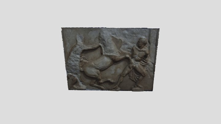 Western Frieze Block XIV State Model-Trae Stroud 3D Model
