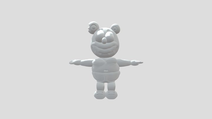 Gummibär Sculpture 3D Model