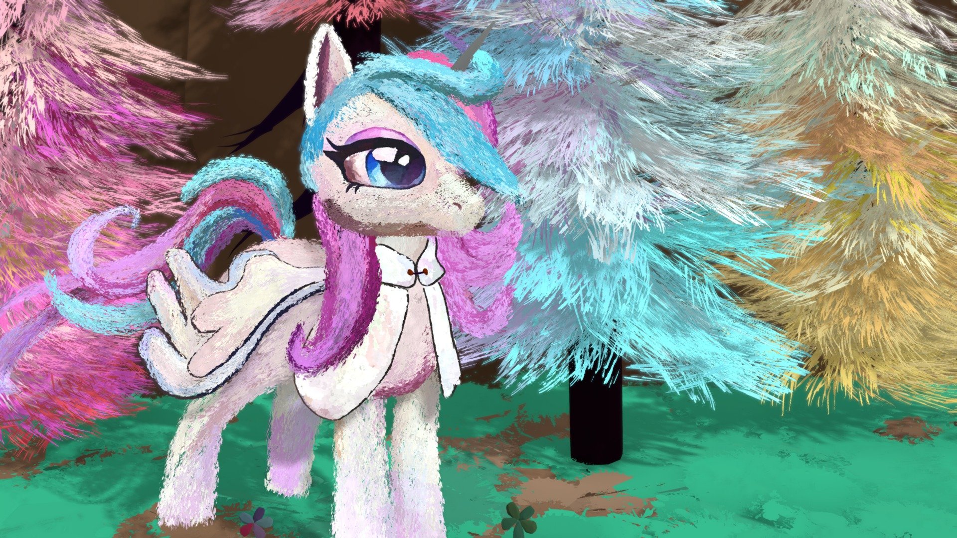 Lovely Promise 3D render