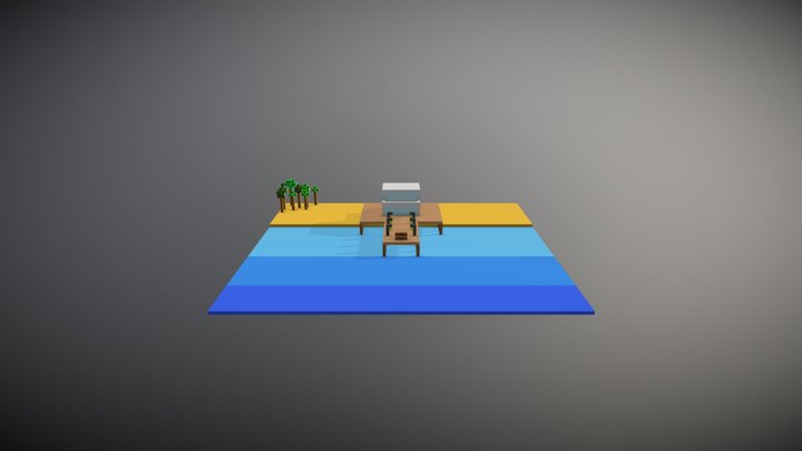The beach house 3D Model