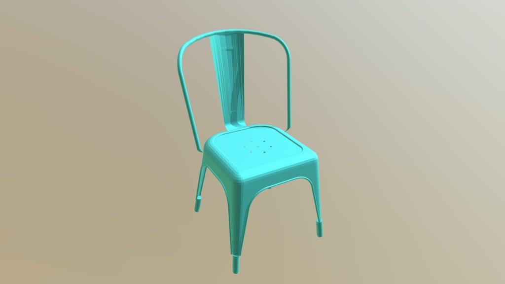 Steel Back Chairs, Antique Blue