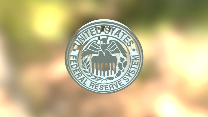 Federal Reserve Seal 3D Model