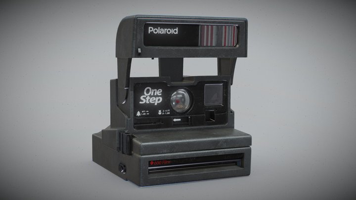 Polaroid One Step Camera 3D Model