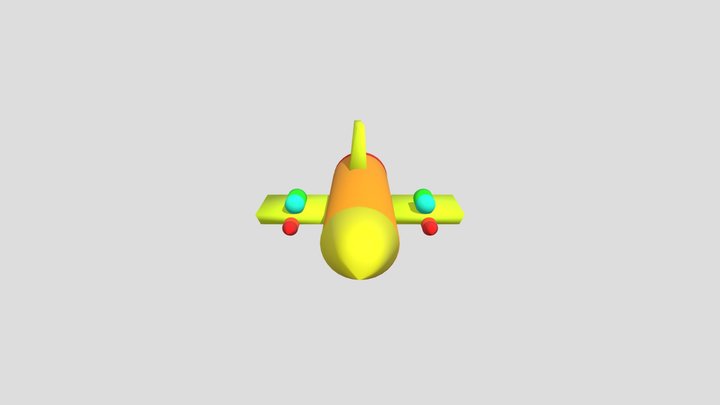 pesawat 3D Model