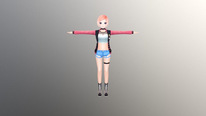 Girl4 3 3D Model