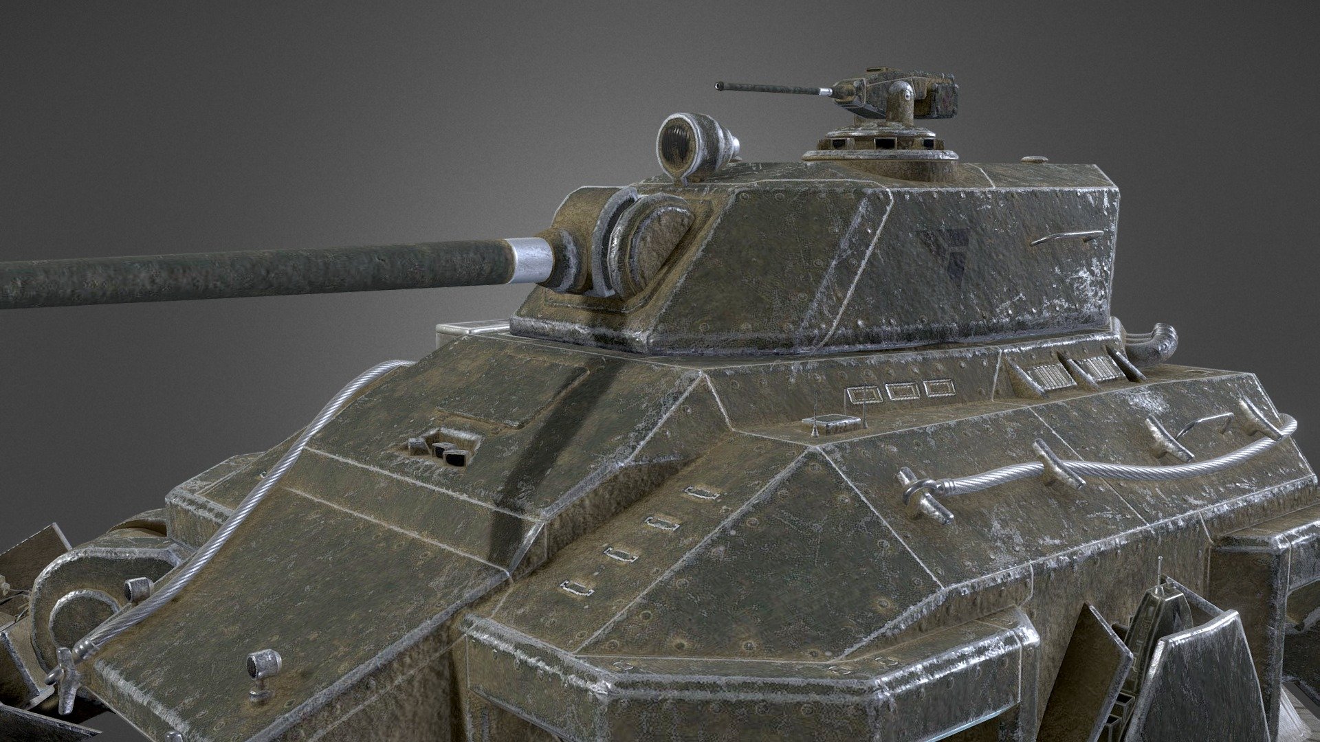 Spider Tank (Game-ready) - 3D model by HaVe [752e51d] - Sketchfab