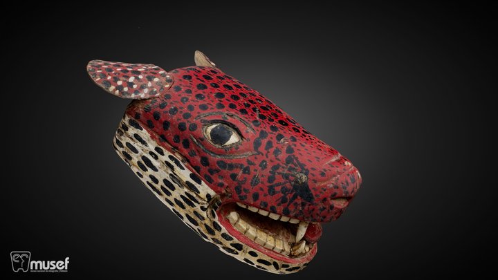 MÁSCARA DE TIGRE 3D Model