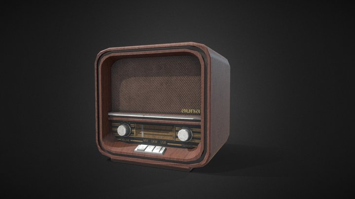 Radio_Realistic Props_Student Project 3D Model