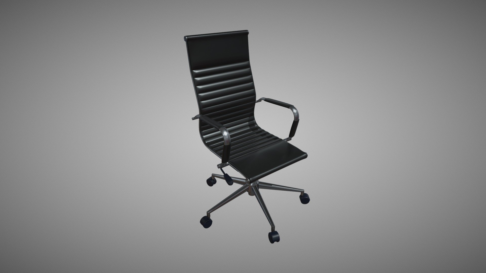 3D Alluminium  Back Chair