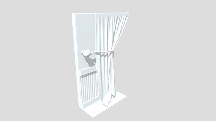 HW4_Curtain 3D Model