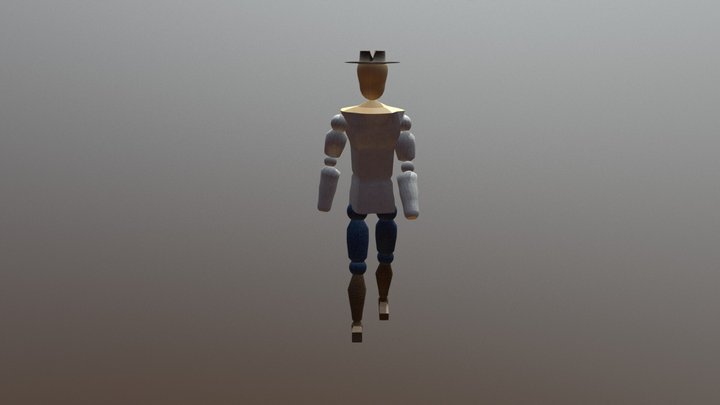 Character Walk 3D Model