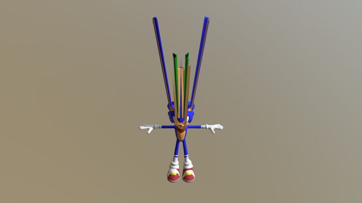 Sonic The Hedgehog; Sonic Boom 3D Model