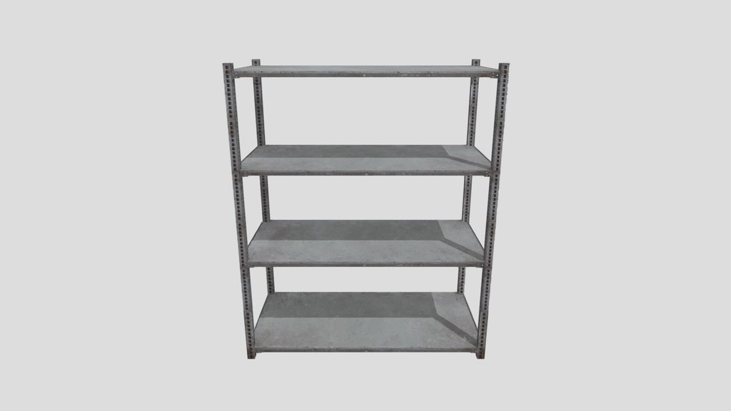 Industrial Metal Shelving Unit
