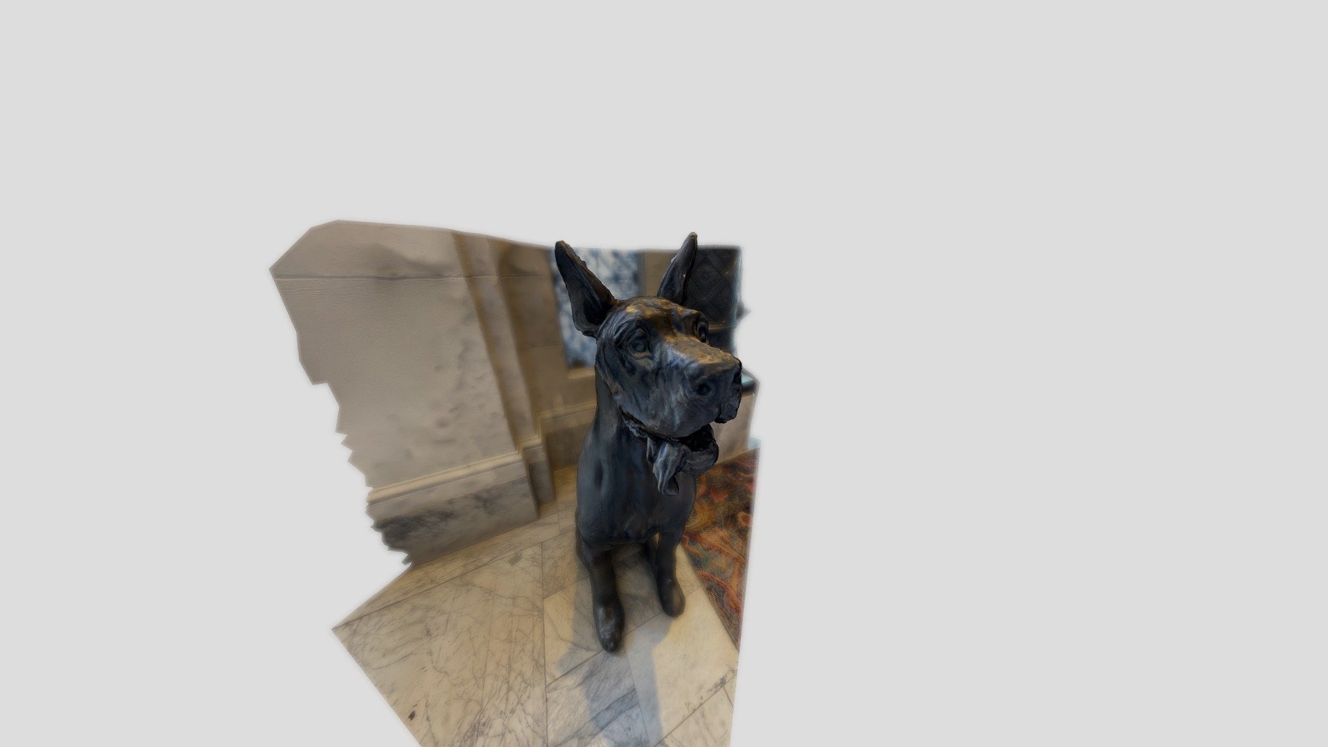 93: Dog statue