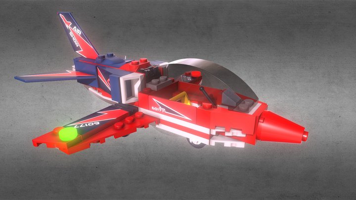 60177 Airshow Jet 3D Model