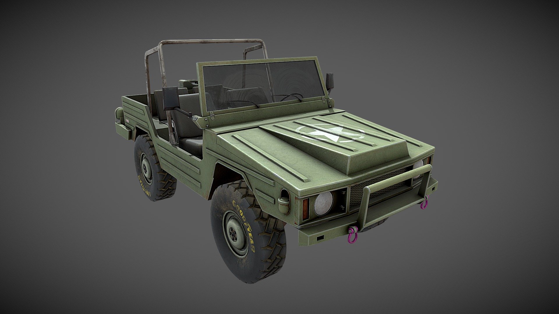 Iltis Jeep - Download Free 3D model by BrunoLatour [7532ca5] - Sketchfab