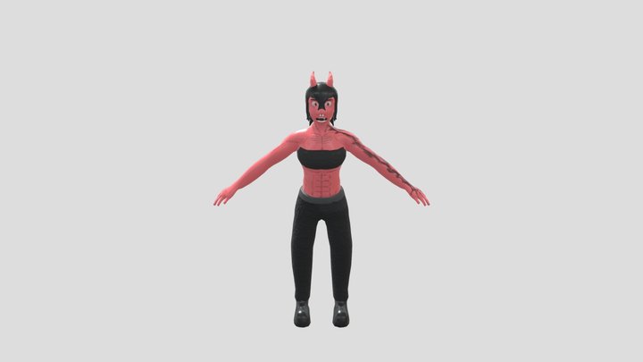 Treino de textura de personagem 3D Model