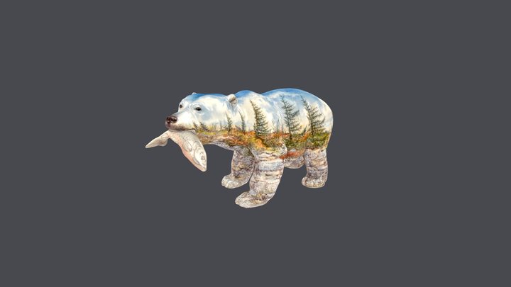 Herendi - Grizzly 3D Model