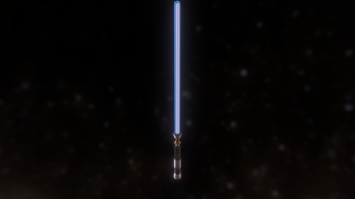 Obi Wan Lightsaber 3D Model