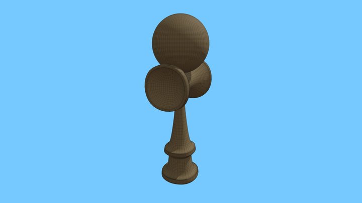 Kendama Model 3D Model